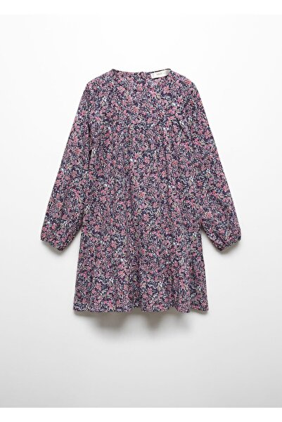MANGO Kids Çiçekli elbise