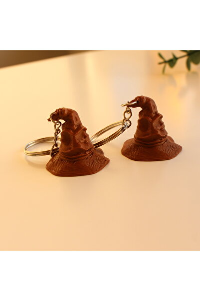 TRENDİN YOLU 2 قطعة قبعة هاري بوتر Sorting Hat Brown Sorting Hat المفاتيح 3t