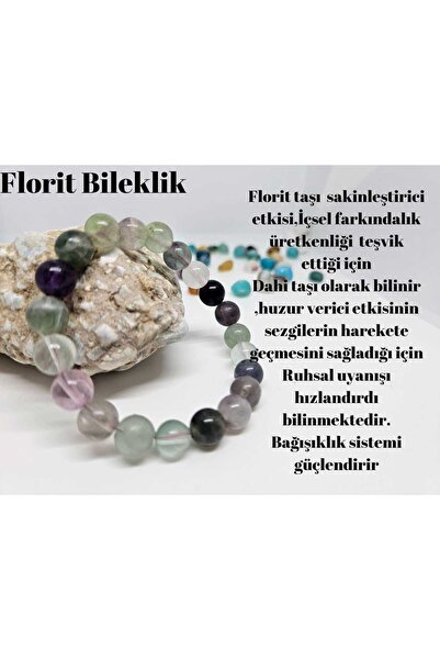 doğaltaşboncukişleri Florite Bracelet