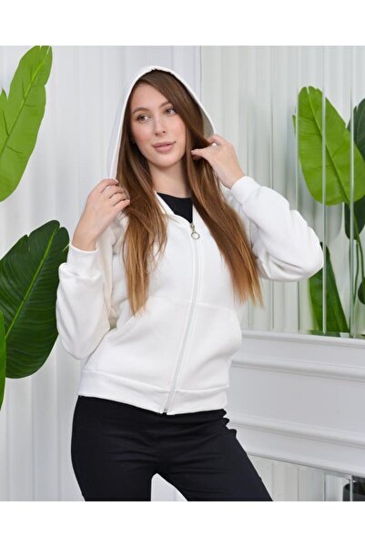 CİXAPLE Φούτερ με κουκούλα με φερμουάρ 3 κλωστών