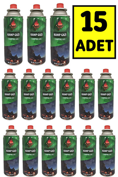 AYACO 15 Adet Gaz Kartuşu Set Pürmüz Gazı 15 li Kamp Gazı 227 gr Kartuş Seti ...