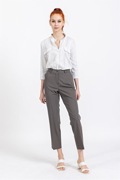 Villager&Son Vs Yandan Cepli Kumaş Pantolon 22y-027 Haki Yeşil