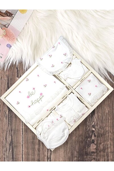 Kinder Baby طقم خروج من المستشفى مكون من 10 قطع من القطن Be Happy للفتيات الص...