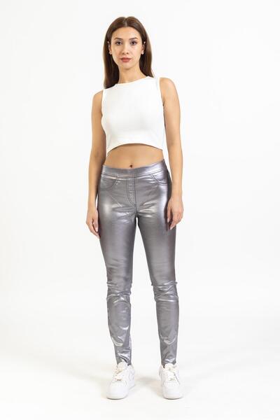 Villager&Son Thom Parlak Kanvas Pantolon 107 Ymz Gri