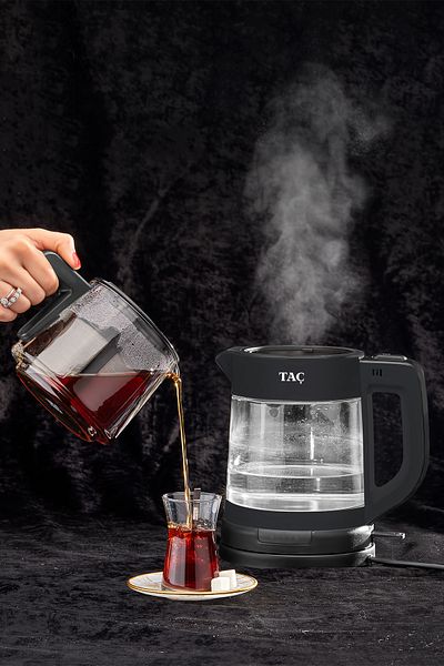 Taç Glassdem Tea Machine with Glass Teapot