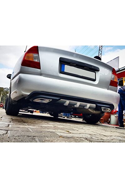 OTO H.İ.T. HYUNDAİ ACCENT MİLENYUM UYUMLU BODY KİT DİFÜZÖR 2 ÇIKIŞ GRİ KARE