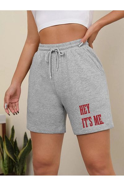 Pink Sky LUNAVISTA Unisex Hey It's Me Printed Shorts