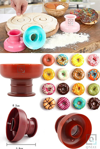 Kalsiyum Mood أداة عملية لقطع وتشكيل الدونات - قطاعة العجين، خبز الكعك، تصميم الكيك