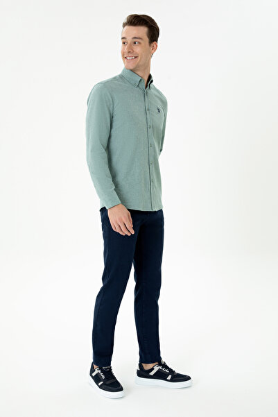 U.S. Polo Assn. U.S. POLO ERKEK SLİM FİT SPOR CHİNOS PANTOLON 1680966 YOBOH 033 LACİVERT