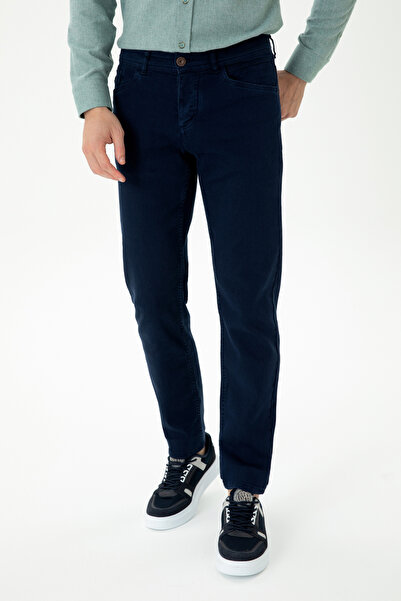 U.S. Polo Assn. U.S. POLO ERKEK SLİM FİT SPOR CHİNOS PANTOLON 1680966 YOBOH 033 LACİVERT