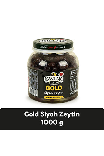 KAVLAK Gold Gemlik Siyah Zeytin 1 Kg