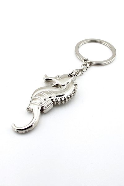 Solfera Seahorse Fish Ocean Reef Sea Creature Metal Keychain KC081