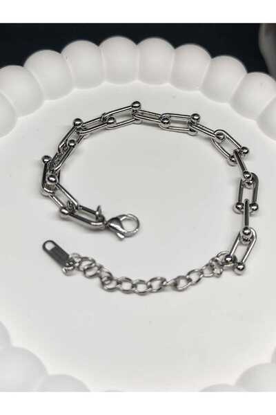 FOR YOU TAKI by Ezgi سوار نسائي من الفولاذ - نموذج تيفاني، سوار من الفولاذ عالي الجودة مقاوم للتشويه