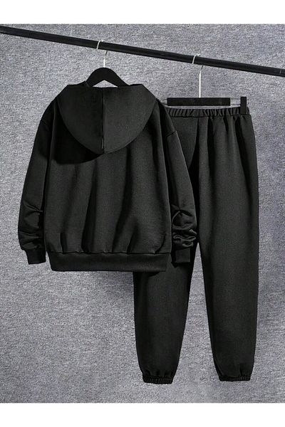 AMMA Детски памучен анцуг със спайдърмен с щампи Oversize Winter Atl