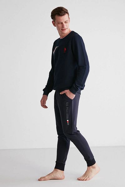 U.S. Polo Assn. ΑΔΕΙΑ ΠΟΛΑ Η.Π.Α. ΑΝΔΡΙΚΗ ΣΕΤ ΠΙΤΖΑΜΑΣ ΒΑΜΒΑΚΙ 18703
