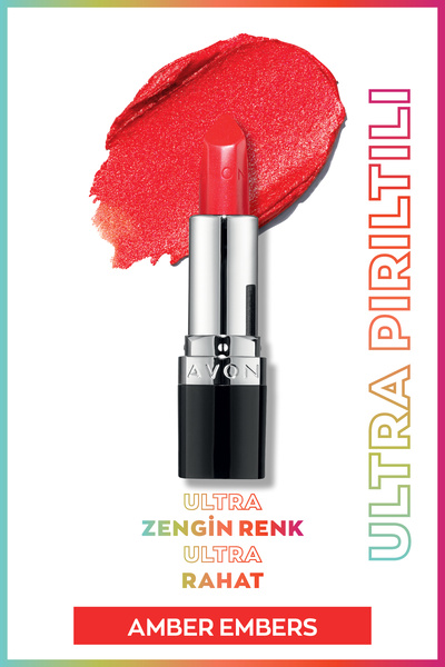 AVON Ultra Shimmer Lipstick - Amber Embers