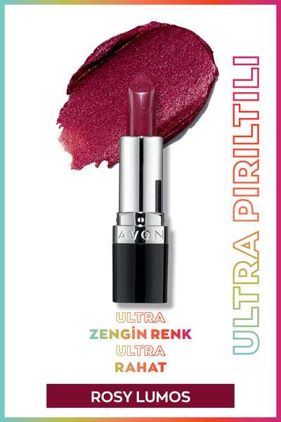 AVON Ultra Shimmer Lipstick - Rosy Lumos