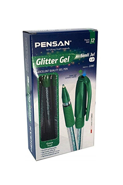 Dağtaş Kırtasiye Pensan Glitter Gel Glitter Gel Pen 12 Pieces