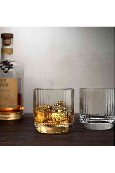Paşabahçe Nude Big Top 6-Piece Crystal Whiskey Glass 320cc