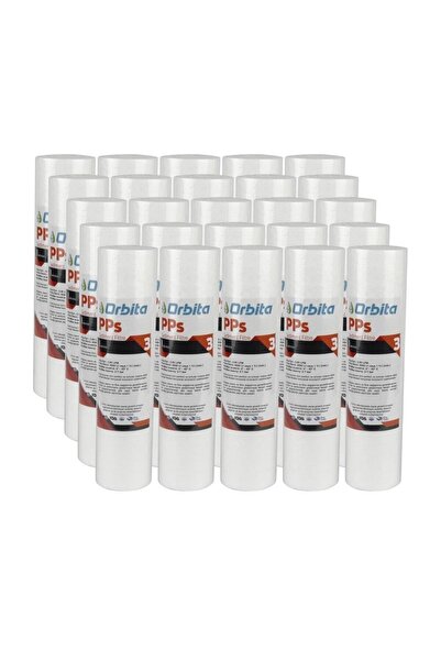 Orbita Toptan 10 Inç 1 Mikron Sediment Spun Pp Filtre 25 Adet 1 Koli