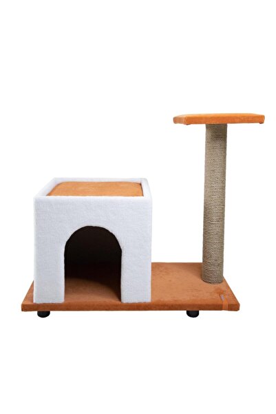 PUGALO Yataklı Kedi Evi Yataklı Küçük Kedi Evi