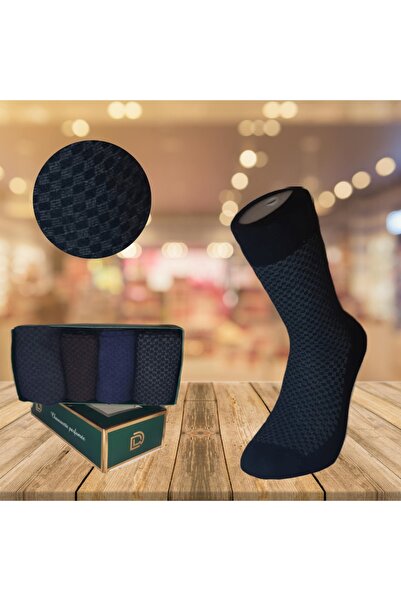 Sevamed Medikal BAMBOO PERFUME SCENTED SEAMLESS MEN'S SOCKS 4 PAIRS (40-45)