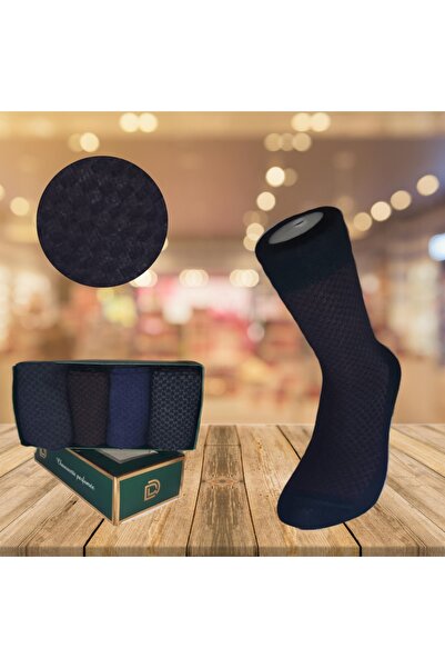 Sevamed Medikal BAMBOO PERFUME SCENTED SEAMLESS MEN'S SOCKS 4 PAIRS (40-45)