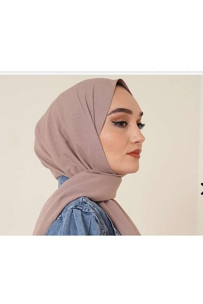Trablus Hijab Women's Cotton Crash Jazz Shawl Mocha