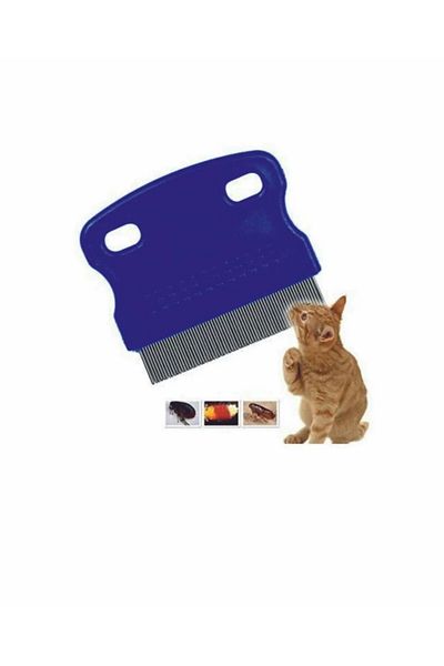 HERŞEY FIRSAT Cat Dog Pet Lice Flea Comb Iron Needle Toothed Comb