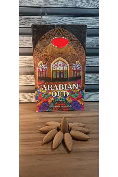 HUNATASARIM 10 Adet Geri Akış Tütsü Arabian Oud Kokulu