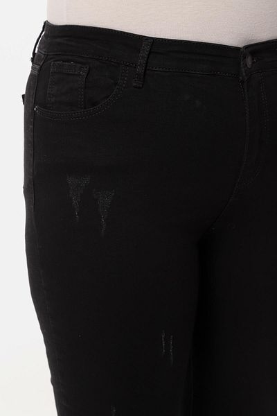 yakamor Women's Battal Cuffed Jeans