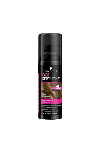 Schwarzkopf Root Retoucher Beyazları Anında Kapatıcı Sprey Kahverengi 120ml