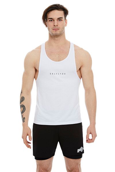 ShapeYou White Men's Fitness Athlete