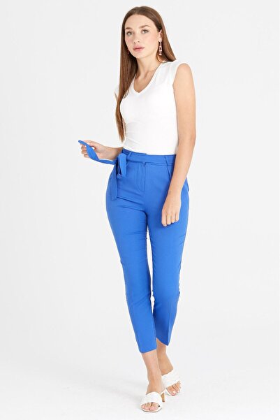 BUTAMY ساكس بنطال بحزام أزرق