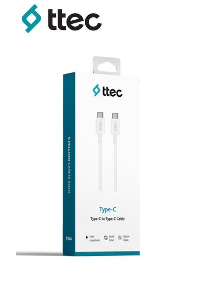 Ttec Usb Type-c - Usb Type-c 65w Hızlı Şarj Ve Transfer Kablosu 2dk36b