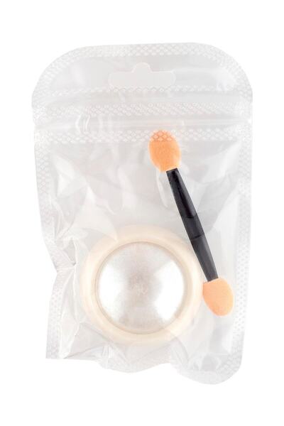 Tikatti Nail Art - Ayna Efektli Krom - Inci Tozu Beyaz