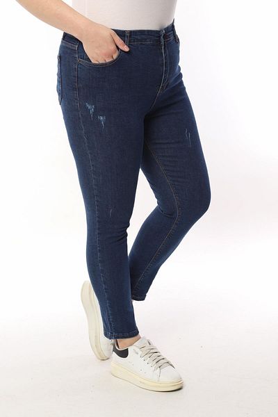 yakamor Women's Battal Cuffed Jeans