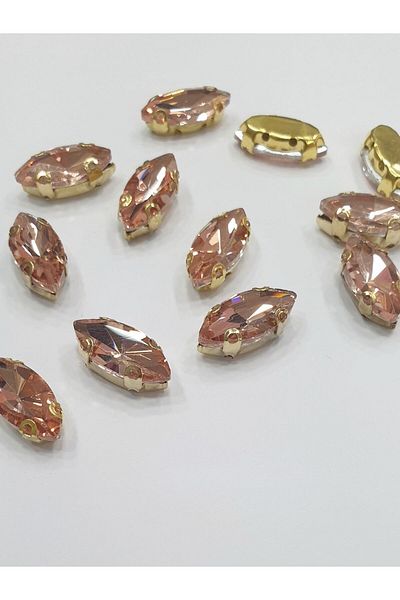 CRYSTALSHOP Planting Stone - Shuttle 7*15 Mm Powder (100 PCS)