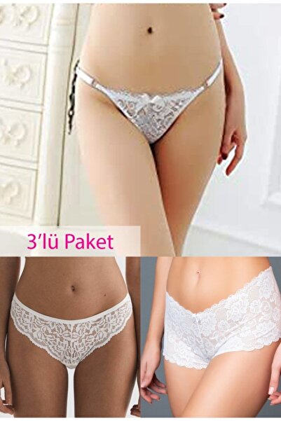 Seçgin Beyaz 3 Lü Külot Set