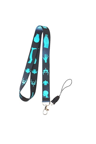 DODO BONE حبل تعليق البطاقات، حبل تعليق الياقة، حزام الرقبة - 2 سم بالأشعة ال...