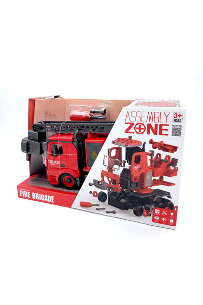 Özka Yangın Kurtarma Araba Seti - Mavi Su Dünyası