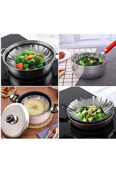 Dalian Home Vegetable Cooking and Boiling Foldable Steaming Apparatus