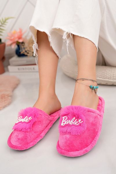 Modafırsat Women's Furry Slippers Winter House Slippers Guest Dowry Bundle Bridal Slippers