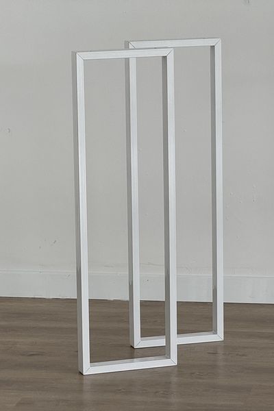 TOLIAHOME Metal Bar Table-Dresser-Console-Multipurpose Table Leg 2 Pieces Leg 87 Cm Furniture Leg