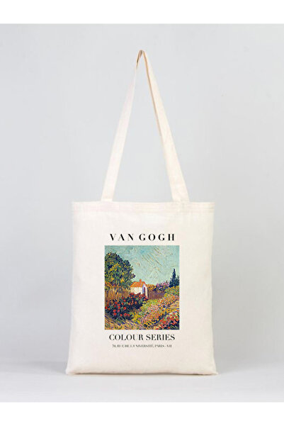 Mas Bag Store Έντυπη υφασμάτινη τσάντα Van Gogh Colour Series 2
