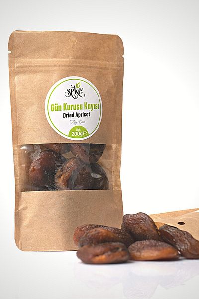 SEKE Deluxe Day Dried Apricots Large Size Special Net 200 Gr