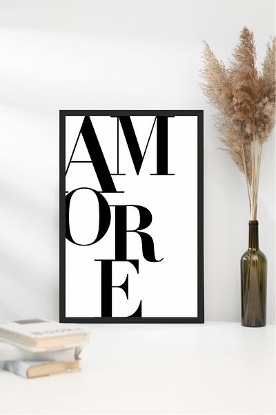 Cadran Home Written Ξύλινο MDF Πίνακας MDF με εμφάνιση πλαισίου