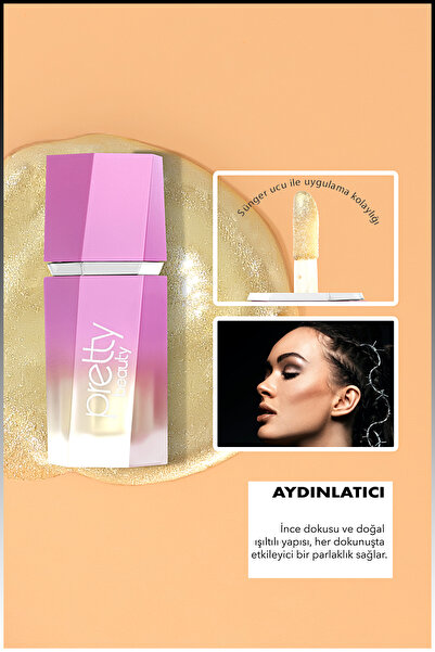 Pretty Beauty Işıltılı Likit Aydınlatıcı - Liquid Highlighter