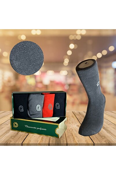 Sevamed Medikal Bamboo Perfume Scented 4 Pairs Men's Socks - 90% Bamboo, 10% Elastic SS Sportswear Dock