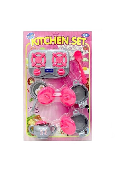 Mia Yemek Pişirme Seti Oyuncak Eğitici Mutfak Aşçı Yemek Seti 13 Parça Tencere Seti